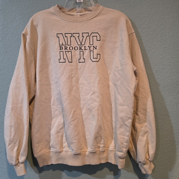 Urban Outfitters Other - NYC Brooklyn Cream Sweater